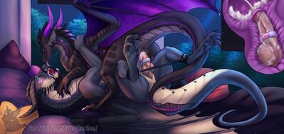 Captivating Holiday
art by kuribon
Keywords: dragon;dragoness;male;female;feral;M/F;bondage;penis;cowgirl;vaginal_penetration;internal;ejaculation;spooge;closeup;kuribon