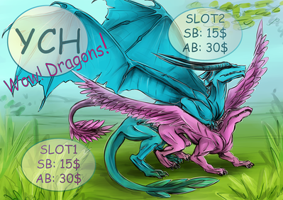 Mating Dragons YCH
art by ladyselena
Keywords: dragon;dragoness;male;female;feral;M/F;from_behind;ladyselena