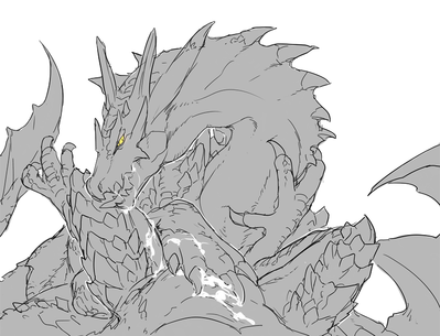 Lagiacrus x Rathian Sketch
art by selenita
Keywords: videogame;monster_hunter;dragon;dragoness;wyvern;lagiacrus;rathian;male;female;feral;M/F;missionary;oral;spooge;selenita