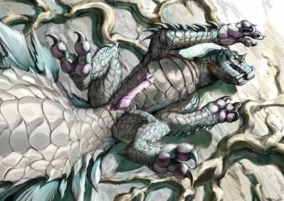 Tobi-Kadachi
art by ledove
Keywords: videogame;monster_hunter;tobi-kadachi;dragon;male;feral;solo;penis;ledove