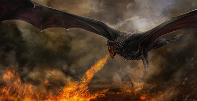 Drogon
art by leilryu
Keywords: game_of_thrones;dragon;wyvern;drogon;male;feral;solo;non-adult;leilryu