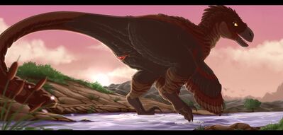 Utahraptor
art by lgaolerl
Keywords: dinosaur;theropod;raptor;utahraptor;female;feral;solo;cloaca;lgaolerl