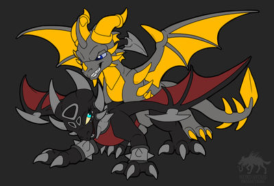 Legendary Treasure Found!
art by weirdhyenas
color by lightness7
Keywords: videogame;spyro_the_dragon;cynder;dragon;dragoness;male;female;anthro;M/F;from_behind;lightness7;weirdhyenas