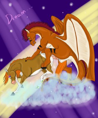 Feral Dreams
art by lil_chi_wolf
Keywords: dragon;furry;equine;horse;male;female;feral;M/F;penis;from_behind;lil_chi_wolf