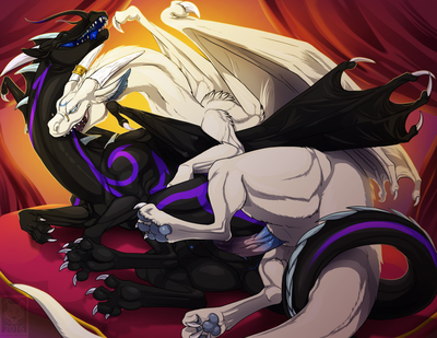 Blakkdragon and Maliksr Mating
art by lilhoneypup
Keywords: dragon;male;feral;M/M;penis;spoons;anal;lilhoneypup