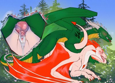 So Tight
art by liluay
Keywords: dragon;dragoness;male;female;feral;M/F;penis;from_behind;vaginal_penetration;closeup;spooge;liluay