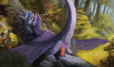 Forest Ride
art by lin_fluffydragon
Keywords: dragon;dragoness;male;female;feral;M/F;penis;cowgirl;vaginal_penetration;lin_fluffydragon