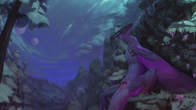 Wyvusk Night Watch (female)
art by lin_fluffydragon
Keywords: dragoness;wyvern;female;feral;solo;vagina;spread;linfluffydragon