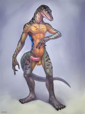 Lizard
art by klongi
Keywords: lizard;male;anthro;solo;penis;klongi