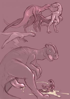 Dinosaur Sex
art by lizardlars
Keywords: dinosaur;theropod;dilophosaurus;compsognathus;male;feral;anthro;M/M;threeway;penis;oral;from_behind;anal;ejaculation;orgasm;spooge;macro;lizardlars