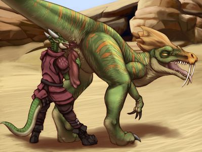 Tasty Gendrome
art by lizardlars
Keywords: videogame;monster_hunter;bird_wyvern;gendrome;dragon;male;anthro;feral;M/M;penis;oral;anal;rimjob;masturbation;lizardlars