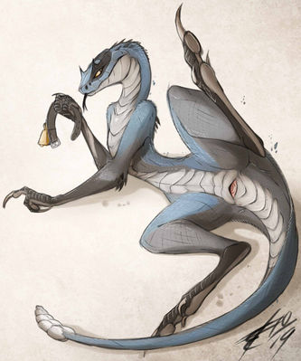 Anthro Serpent
art by lizet
Keywords: snake;rattlesnake;female;anthro;solo;cloaca;presenting;lizet