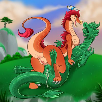 Dragoness Fun
art by lonbluewolf
Keywords: dragoness;female;anthro;lesbian;missionary;vagina;suggestive;orgasm;spooge;lonbluewolf