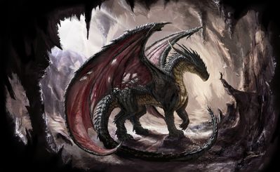 Black Dragon
art by lordhannu
Keywords: dragon;male;feral;solo;non-adult;lordhannu