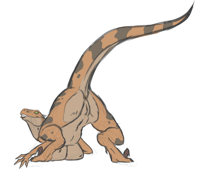 Anthro Raptor
art by lordstevie
Keywords: dinosaur;theropod;raptor;female;anthro;breasts;solo;vagina;presenting;lordstevie