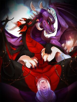 Dragon Love
art by lovespell
Keywords: dragon;dragoness;male;female;feral;M/F;penis;reverse_cowgirl;vaginal_penetration;spooge;lovespell