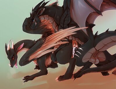 Whiro and Pierva Having Sex
art by lovespell
Keywords: dragon;dragoness;male;female;feral;M/F;penis;from_behind;vaginal_penetration;spooge;lovespell