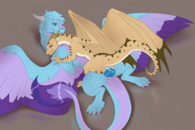 Mirah and Ryver
art by lunalei
Keywords: dragon;dragoness;male;female;feral;M/F;penis;cowgirl;vaginal_penetration;spooge;lunalei