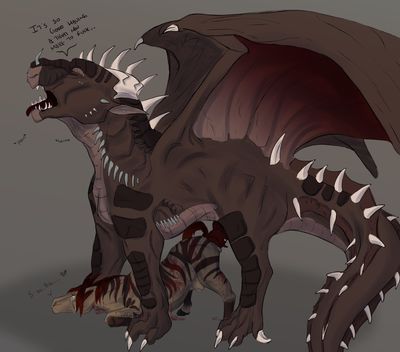 Dragon and Mare
art by lynxrush
Keywords: dragon;furry;equine;horse;male;female;feral;M/F;penis;from_behind;vaginal_penetration;lynxrush