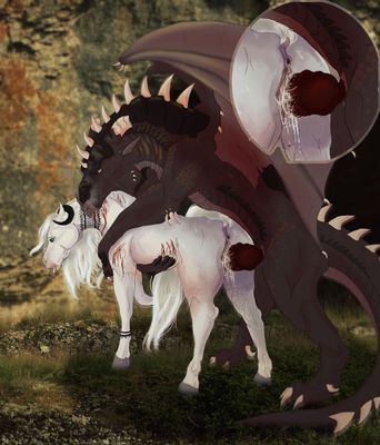 Mare Mounted (color)
art by lynxrush
Keywords: dragon;furry;equine;horse;male;female;feral;M/F;penis;from_behind;vaginal_penetration;spooge;closeup;lynxrush