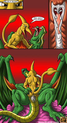 Terror_Dactyl and Scorch Having Sex
art by lysozyme
Keywords: cartoon;dinosaucers;dinosaur;pterodactyl;terror_dactyl;dragon;male;female;anthro;M/F;penis;cowgirl;vaginal_penetration;internal;ejaculation;orgasm;spooge;lysozyme