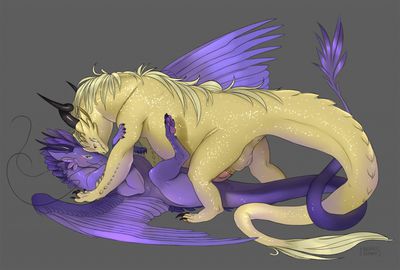 Dragons Love
art by madness_demon
Keywords: dragon;dragoness;male;female;feral;M/F;penis;missionary;vaginal_penetration;madness_demon