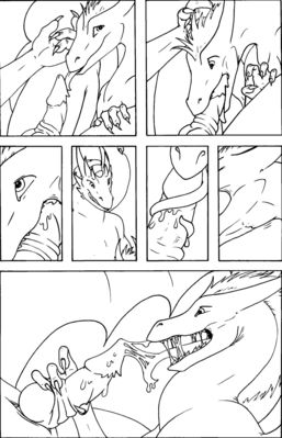 Mating Flight 3
art by taen
Keywords: comic;dragon;dragoness;male;female;feral;M/F;penis;oral;closeup;spooge;taen