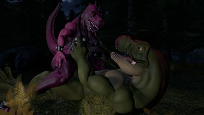 Stripper and Rex
art by maxdigiipower
Keywords: cartoon;rick_and_morty;dinosaur;theropod;tyrannosaurus_rex;trex;dragoness;interstellar_demon_stripper;male;female;anthro;breasts;M/F;penis;cowgirl;suggestive;cgi;maxdigiipower