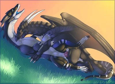 Love Bite
art by shinigamisquirrel
Keywords: dragon;dragoness;male;female;feral;M/F;penis;missionary;vaginal_penetration;spooge;shinigamisquirrel