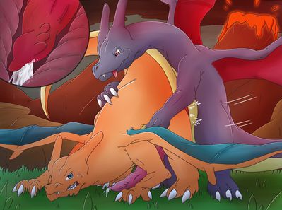 Charizard Fun (color)
art by mel21-12
Keywords: anime;pokemon;dragon;charizard;male;anthro;M/M;penis;from_behind;anal;internal;spooge;mel21-12