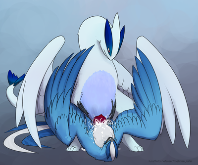 Articuno and Lugia Mating 2
art by melinae_ratel
Keywords: anime;pokemon;avian;bird;articuno;lugia;male;female;anthro;M/F;penis;missionary;spooge;melinae_ratel
