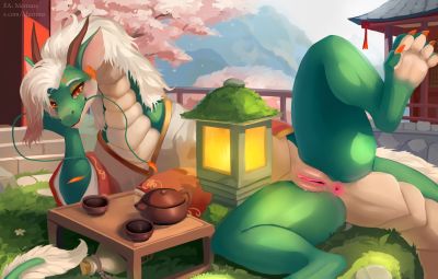 Tea Ceremony
art by merrunz
Keywords: eastern_dragon;dragoness;female;feral;solo;vagina;presenting;merrunz