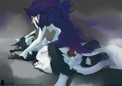 Sigil and Rain Mating
art by mick39
Keywords: sergal;male;female;anthro;M/F;penis;cowgirl;vaginal_penetration;mick39