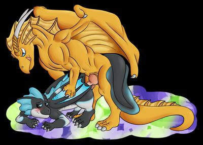 Mating
art by midnightmeowth
Keywords: dragon;dragoness;male;female;feral;M/F;penis;from_behind;suggestive;midnightmeowth