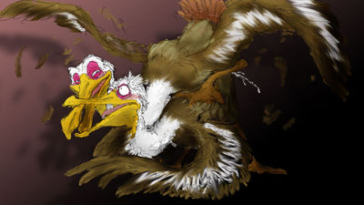 Nestor Playing
art by mikachutuhonen
Keywords: cartoon;finding_nemo;avian;bird;pelican;nestor;feral;male;M/M;from_behind;spooge;mikachutuhonen