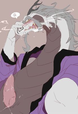 Fafnir (Little Witch Academia)
art by mikanyeye
Keywords: anime;little_witch_academia;eastern_dragon;dragon;fafnir;male;feral;solo;penis;spooge;mikanyeye