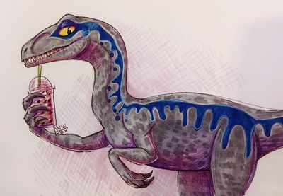 Blue
art by mimi-fox
Keywords: jurassic_world;dinosaur;theropod;raptor;deinonychus;blue;female;feral;solo;non-adult;mimi-fox