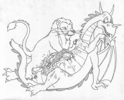 Clawdeen and Sorrowful
art by mizzyam
Keywords: cartoon;she-ra;furry;feline;lion;dragon;clawdeen;sorrowful;male;female;anthro;M/F;missionary;penis;anal;spooge;mizzyam