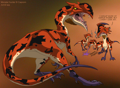 Ioprey
art by isismasshiro
Keywords: videogame;monster_hunter;bird_wyvern;ioprey;feral;solo;humor;isismasshiro