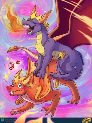 Reunited Friendship, page 10
art by monsterfuzz
Keywords: comic;videogame;spyro_the_dragon;spyro;flame;dragon;male;feral;M/M;penis;from_behind;anal;orgasm;monsterfuzz