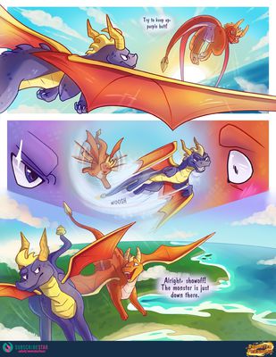 Reunited Friendship 2
art by monsterfuzz
Keywords: comic;spyro_the_dragon;dragon;spyro;flame;male;anthro;M/M;suggestive;monsterfuzz