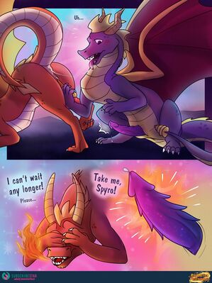 Reunited Friendship, page 9
art by monsterfuzz
Keywords: comic;videogame;spyro_the_dragon;dragon;spyro;flame;male;feral;M/M;penis;from_behind;presenting;masturbation;oral;anal;rimjob;closeup;spooge;monsterfuzz