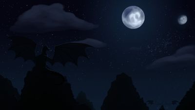 Moon Rising
art by vibrant_echoes
Keywords: wings_of_fire;moonwatcher;nightwing;dragon;feral;solo;non-adult;vibrant_echoes