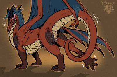 Blush
art by moonski
Keywords: dragoness;female;feral;solo;vagina;presenting;moonski