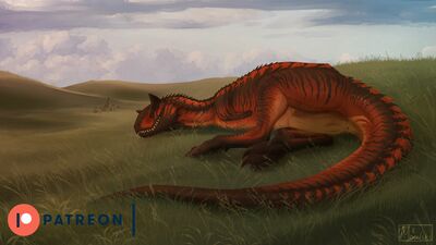 Carnotaurus
art by moonski
Keywords: dinosaur;theropod;carnotaurus;female;feral;solo;vagina;moonski