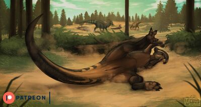 Parasaurolophus Presenting
art by moonski
Keywords: dinosaur;hadrosaur;parasaurolophus;female;feral;solo;vagina;moonski