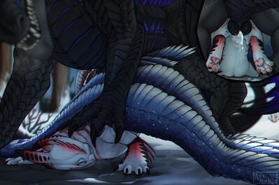 Pinned Down (closeup)
art by moonski
Keywords: how_to_train_your_dragon;httyd;night_fury;dragon;dragoness;male;female;feral;M/F;penis;from_behind;vaginal_penetration;closeup;spooge;moonski