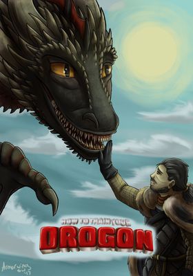 How To Train Your Drogon
art by morwing
Keywords: how_to_train_your_dragon;httyd;game_of_thrones;dragon;wyvern;drogon;feral;human;man;male;humor;non-adult;morwing
