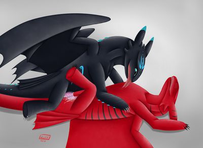 Lovely Ride
art by mus0
Keywords: how_to_train_your_dragon;httyd;night_fury;dragon;dragoness;male;female;anthro;M/F;penis;missionary;vaginal_penetration;spooge;mus0