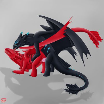 Nice and Deep
art by mus0
Keywords: how_to_train_your_dragon;httyd;night_fury;dragon;dragoness;male;female;anthro;M/F;penis;from_behind;vaginal_penetration;spooge;mus0